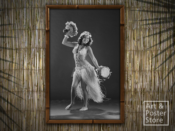 Second Life Marketplace - Vintage Hula Dancer | Tiki Poster #15